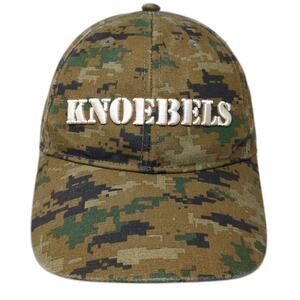 Jacobson Hat Baseball Cap Brown Digital Camo One Size Knoebels Strapback Hat